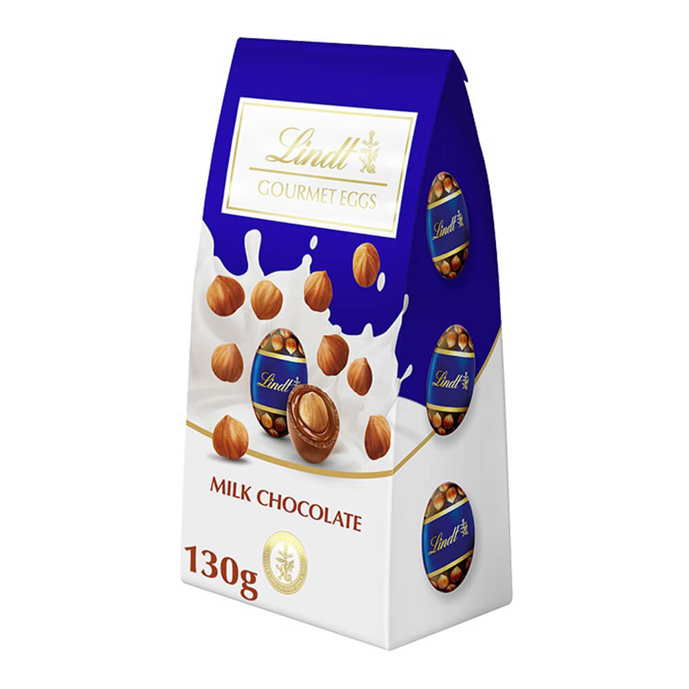 Lindt Hazelnut Mini Eggs Milk 130g